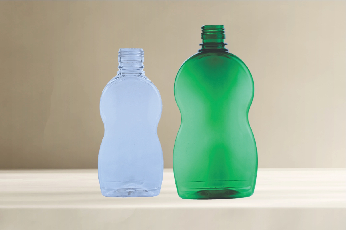 Zigzag-shaped Pet Bottles 450ml & 225ml  