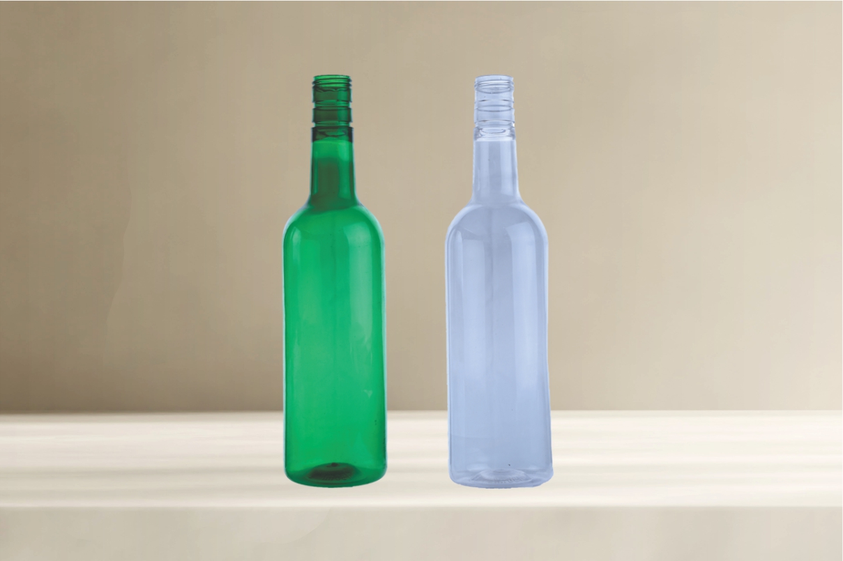 Slim Long-neck Shape Pet Bottle 750ml