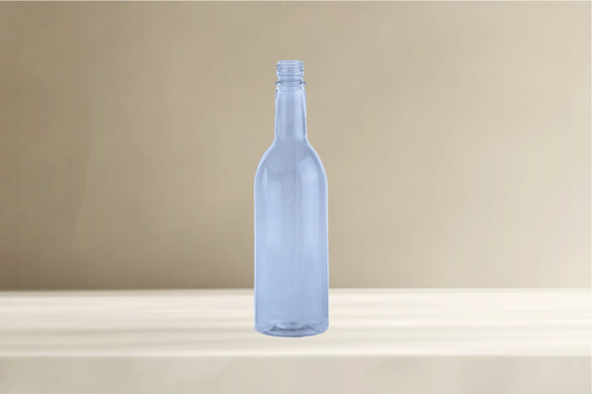 Slim Short Neck Shape Pet Bottle 750ml 