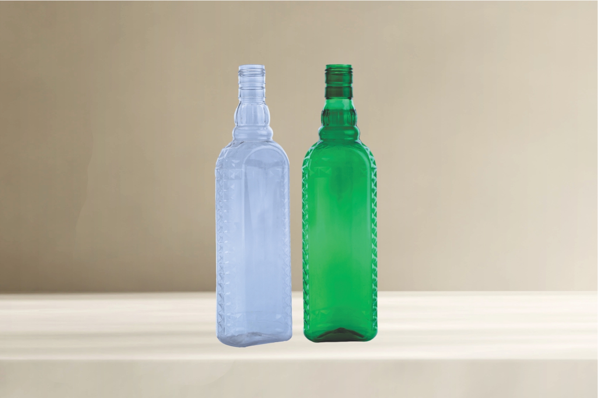 Half-round Decanter Shape Pet Bottle 750ml